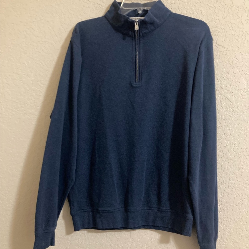 Peter Millar, blue, size medium, 1/4 zip pull over
